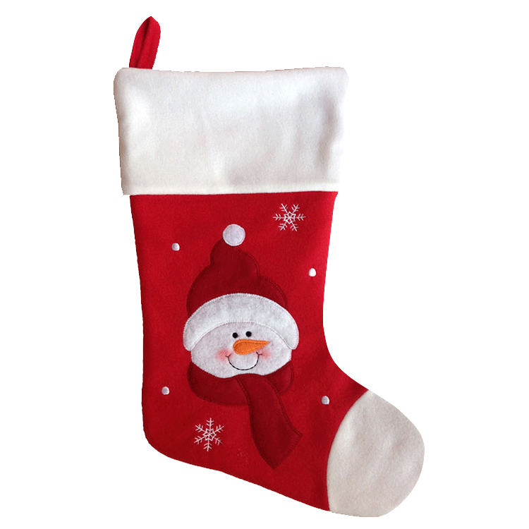 Extra Large felt Xmas decoration socks Santa Design Christmas Animated Stocking