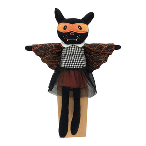 BSCI Halloween Devil Dolls Kids Gift Satan Characters Scary Scene Halloween Decorations Bat Wing Stuffed Anime Toy