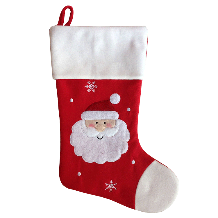 Extra Large felt Xmas decoration socks Santa Design Christmas Animated Stocking