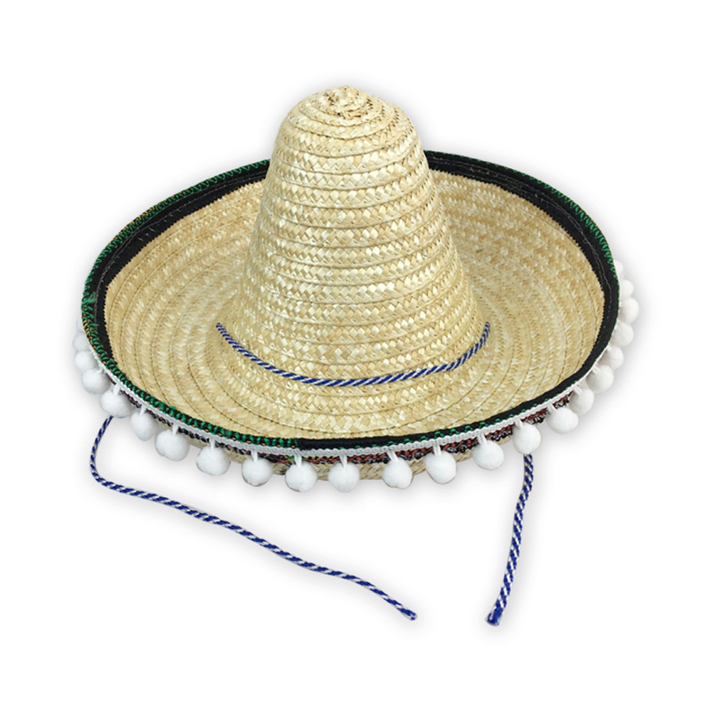 Custom fashion mexican wide roll brim custom made sombrero hats