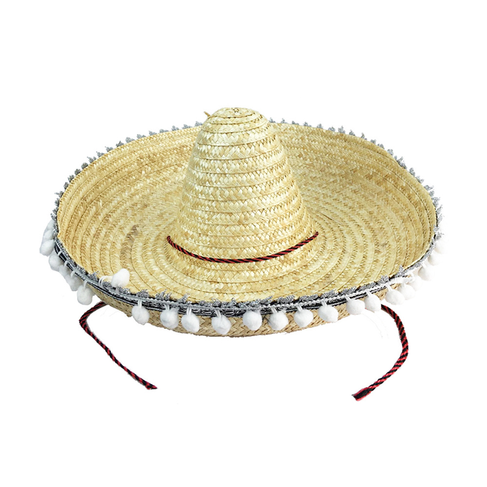 Custom fashion mexican wide roll brim custom made sombrero hats