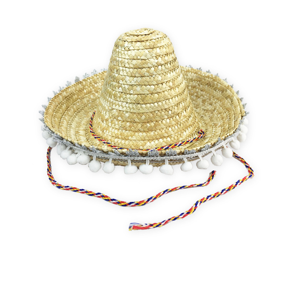 Custom fashion mexican wide roll brim custom made sombrero hats