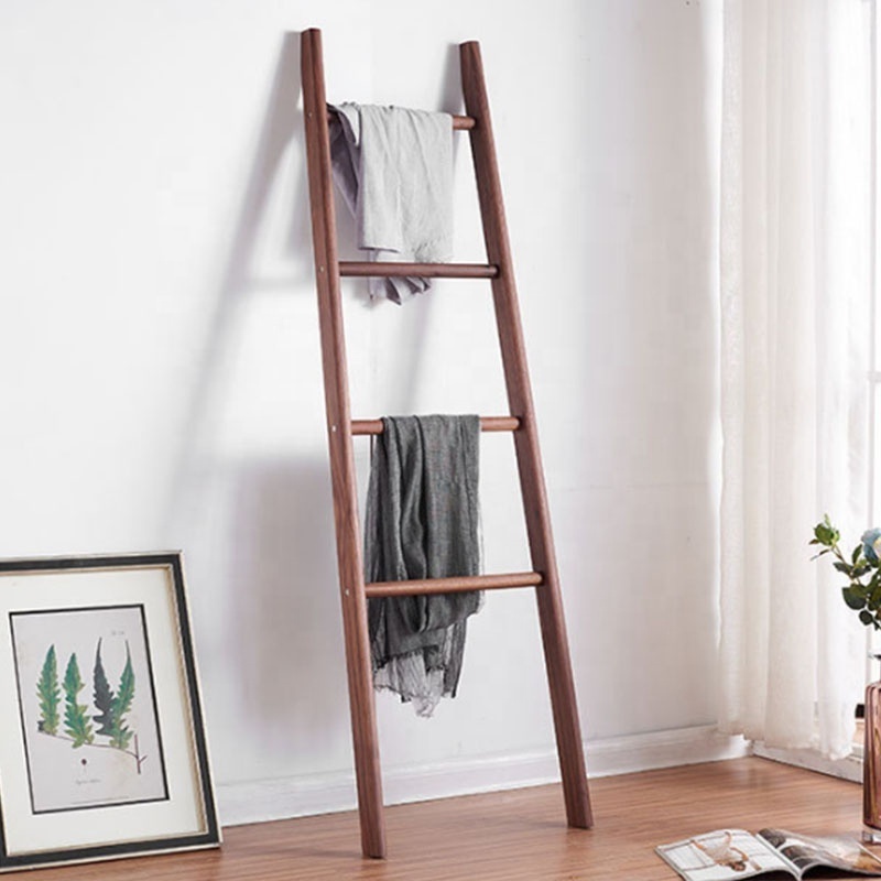 Wooden Blanket Ladder Custom Wooden Shelves For Home Ladder Shelf Towel Racks