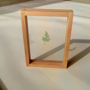 Wooden Creative Double-Sided Glass Herbarium Photo Frame Wooden Frame Transparent Wooden Photo Frame