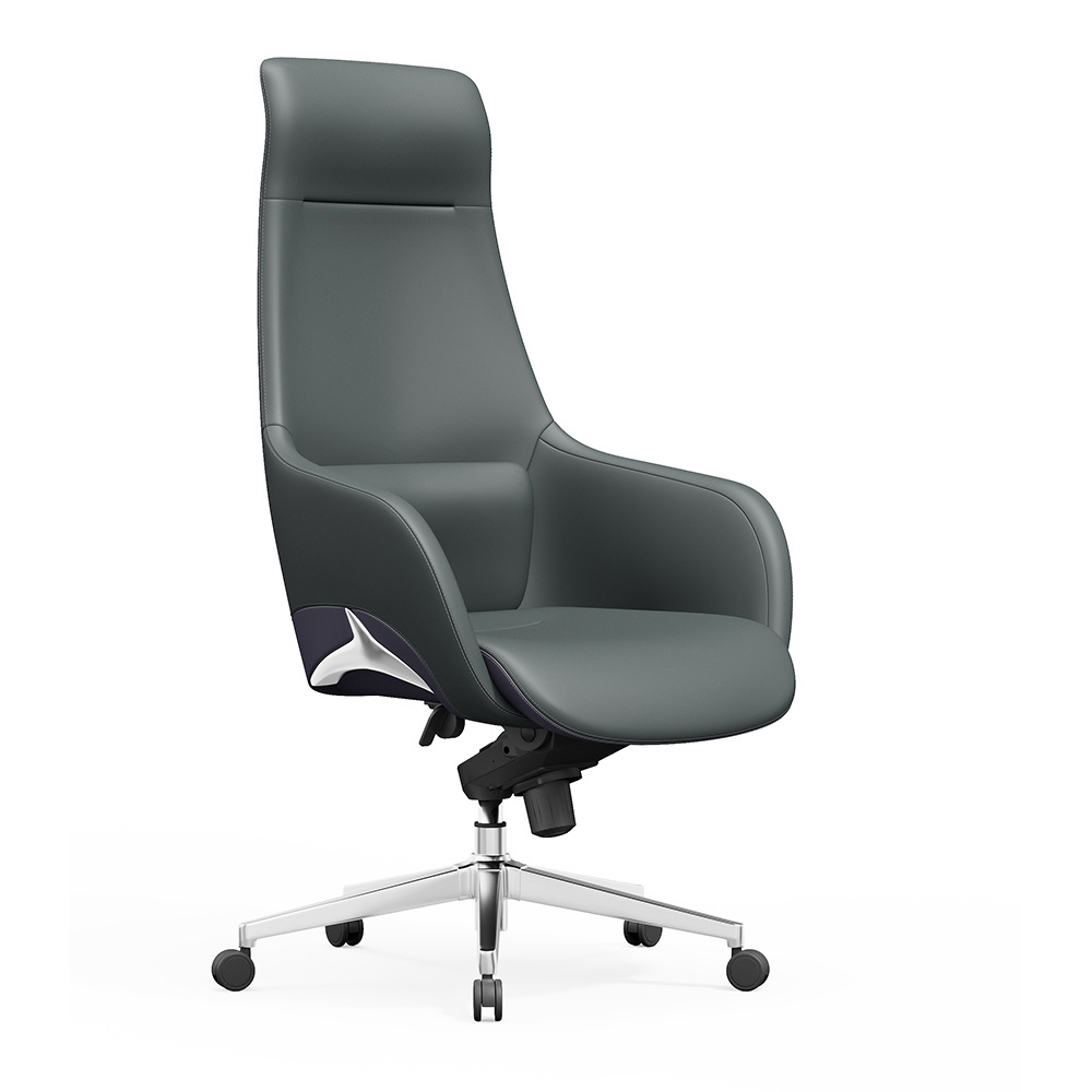 wholesale custom white leather executive ergonomic office chairs,modern swivel accent chair