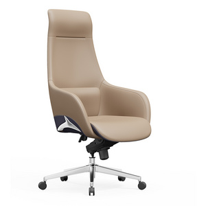 wholesale custom white leather executive ergonomic office chairs,modern swivel accent chair