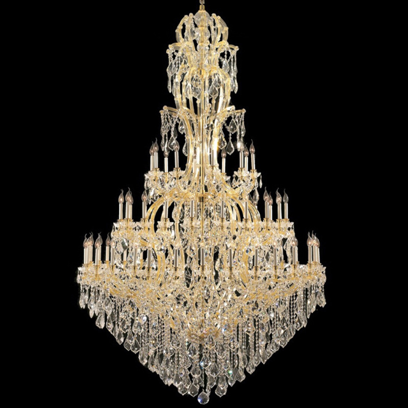 New Design Maria Theresa Luxury Lamp Living Room Villa Hotel Lobby Project Custom Crystal Hanging Floral Chandelier Light