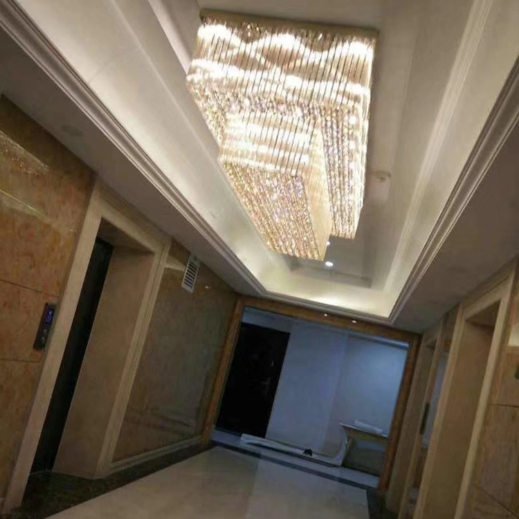 Led Ceiling Light Custom Project Crystal Modern Style Decoration Hotel Villa Banquet 80 Large Chandelier Surface Mounted 30000