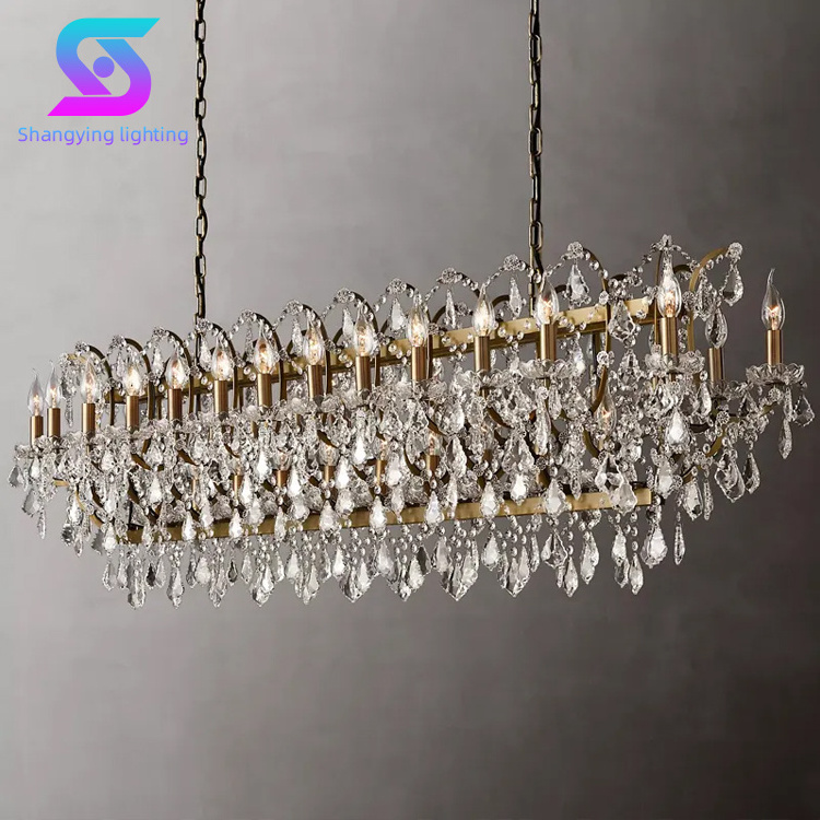 New Product Business Center Living Room Modern Luxury Light Fixture K9 Crystal Led Chandelier decorative lighting