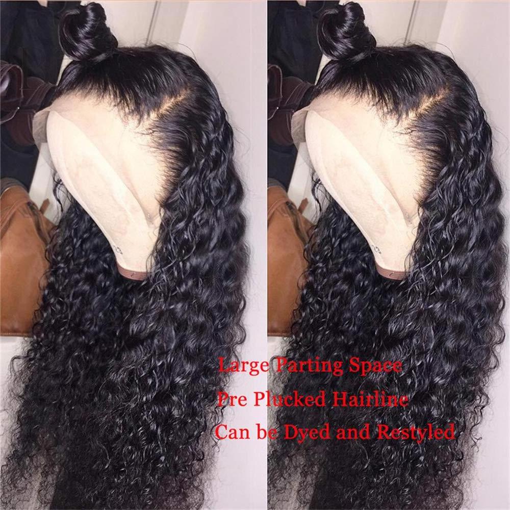 Afro Kinky Curly 13X4 Lace Front Wig, Natural Hairline With Baby Hair 150 Density Mongolian Human Hair Wigs for Black Women