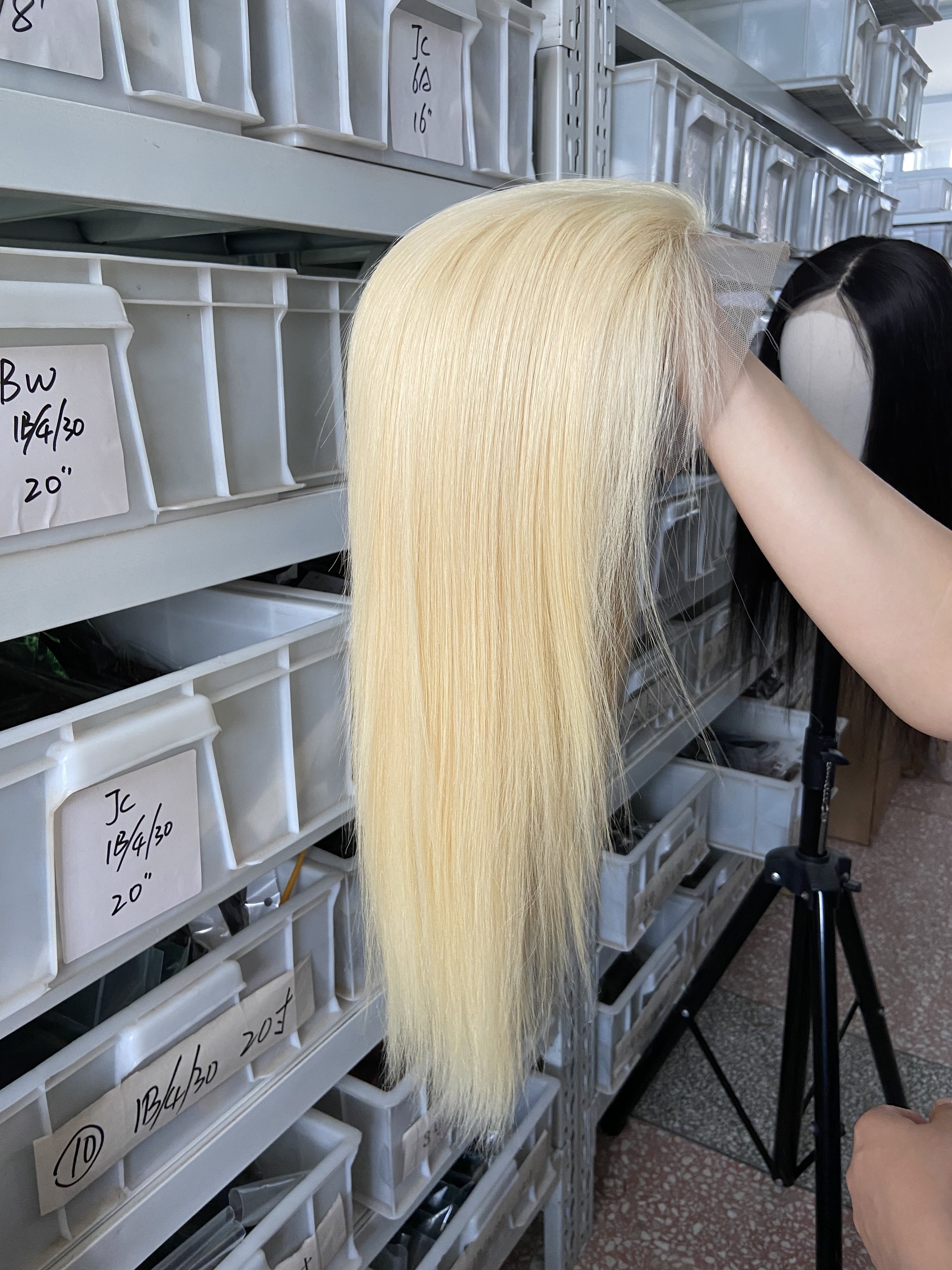 Blonde Bob 100% Human Hair Wigs, Blonde Bob Indian Lace Frontal Wig,Afro Unprocessed  Cuticle  Virgin Human Hair Bob wig