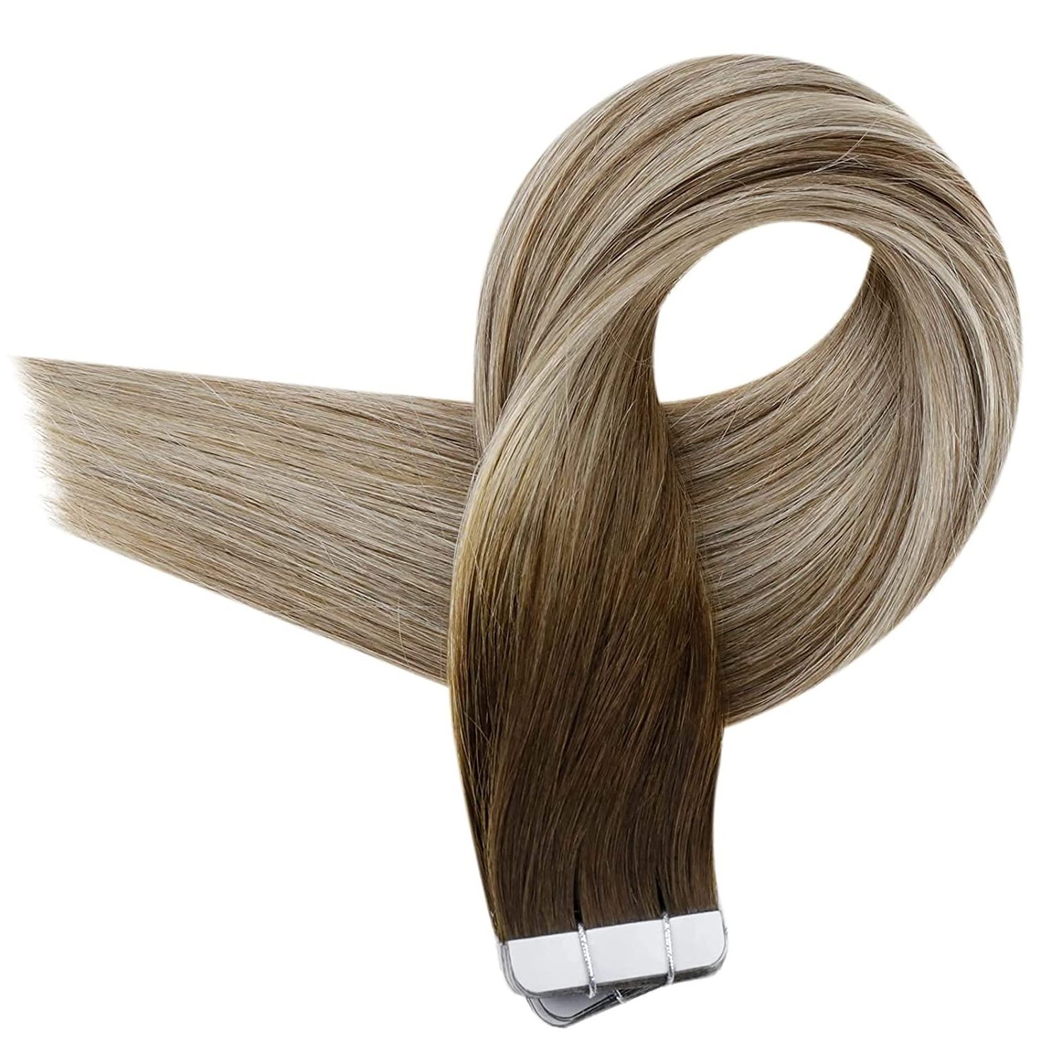 Wholesale Silky Straight Blonde Tape In Hair Extensions 100% Remy  Virgin Human Tape Hair Extension