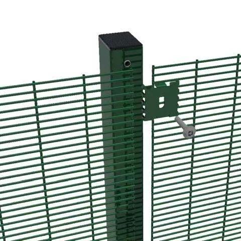 anti climb security 358 fence with razor wire 358 fence