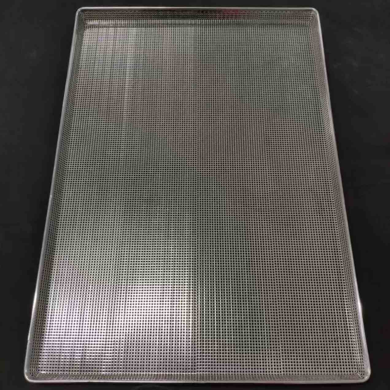 Wholesale Stainless Steel Perforated Metal Flat Tray Food Grade Stainless Steel Metal Perforated Flat Baking Tray