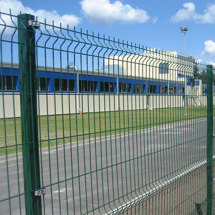 wire mesh fence garden fence curved welded wire mesh 3D fence