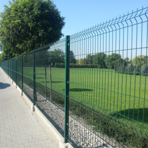 wire mesh fence garden fence curved welded wire mesh 3D fence