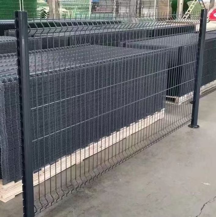 wire mesh fence garden fence curved welded wire mesh 3D fence