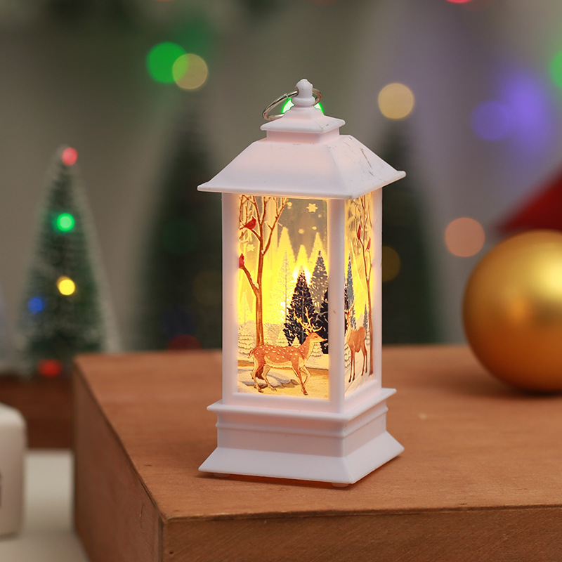 Christmas Decorations Christmas Wind Lights Candlestick Lights Nightlights Flame Wind Lights Decorate Christmas Gifts