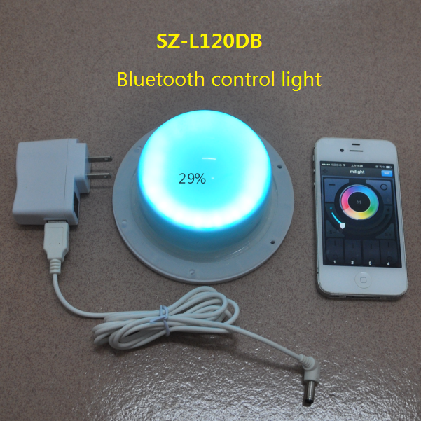 Smart magic phone APP remote controlled battery operated led home christmas grow light lamp