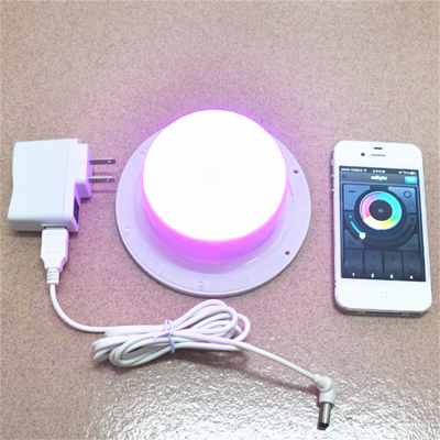 Smart magic phone APP remote controlled battery operated led home christmas grow light lamp