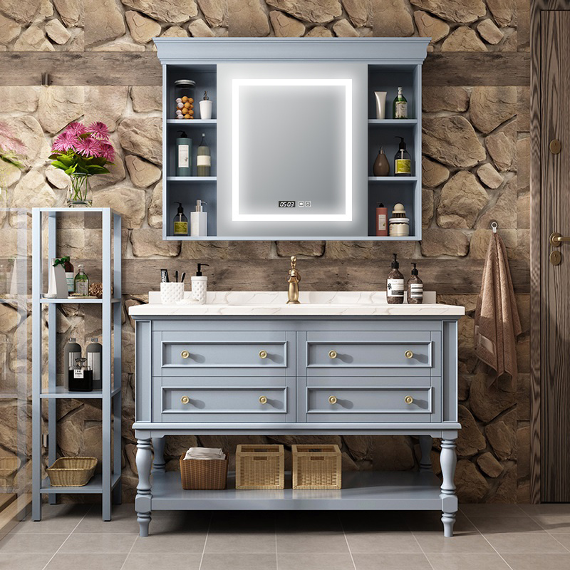 Custom American Style Bathroom Vanity Cabinets Bathroom Wood Furniture