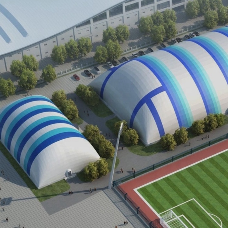 Outdoor Formed Concrete Mold Monolithic Airform I Air-Conditioning-Dome-Tent Air Dome Inflatable Tent For Events With Car