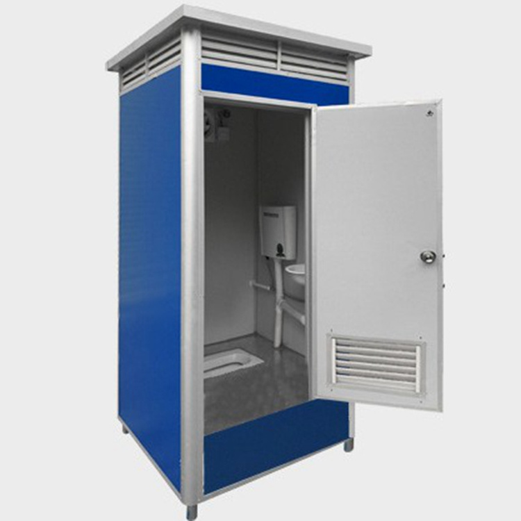 China customized simple ready made  steel structure mobile toilet for outdoor