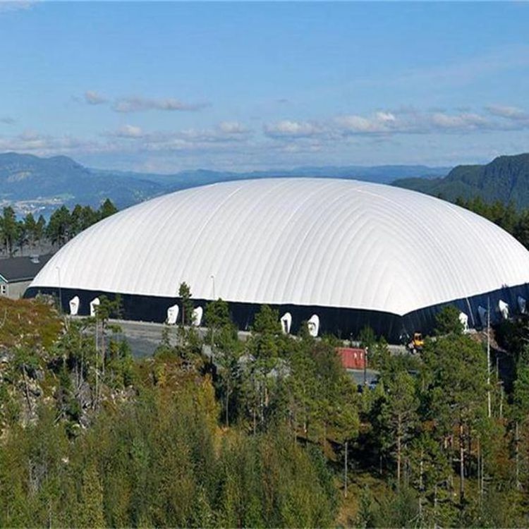 Inflatable Outdoor Tent Hot Stage Transparent Diy Clear Tub Spa Stadium Tennis Court Membrane Building Sealed Roof Two Air Dome