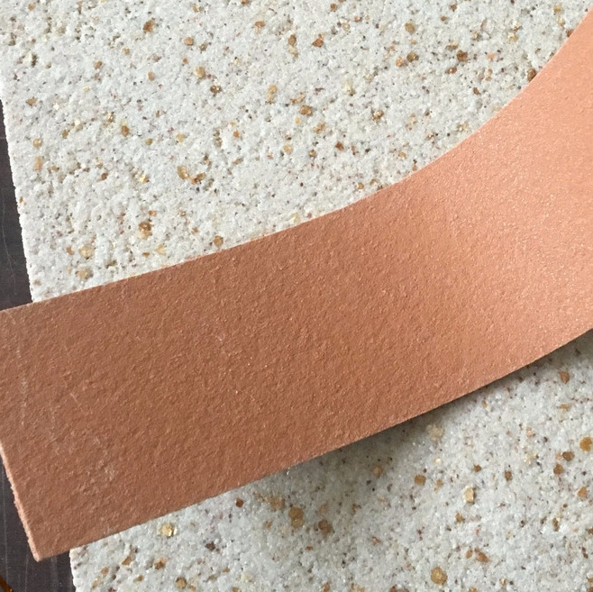 Clay Surface Stone Cladding Interior Ceramic Red Colour Board For Internal And External Flexible Wall Tile