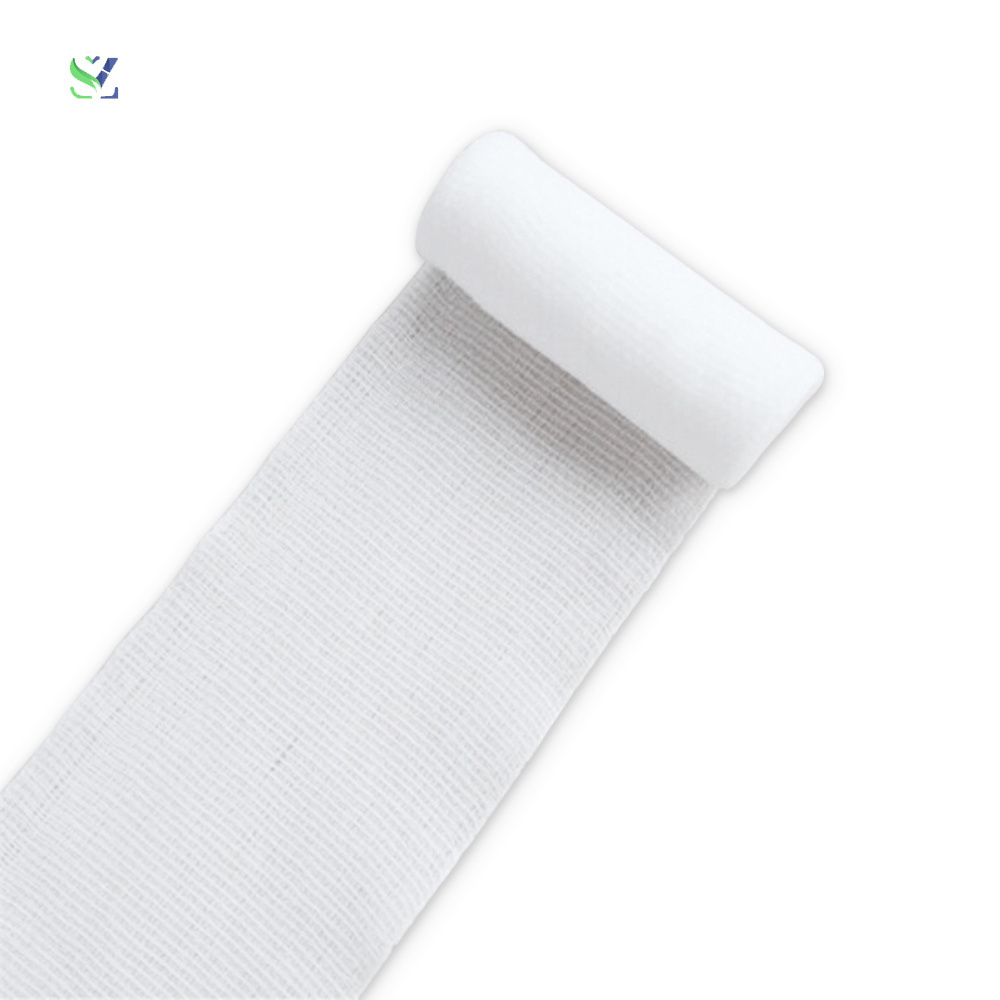 SZ hemostatic sterile gauze bandage elastic cotton gauze bandage woven sides