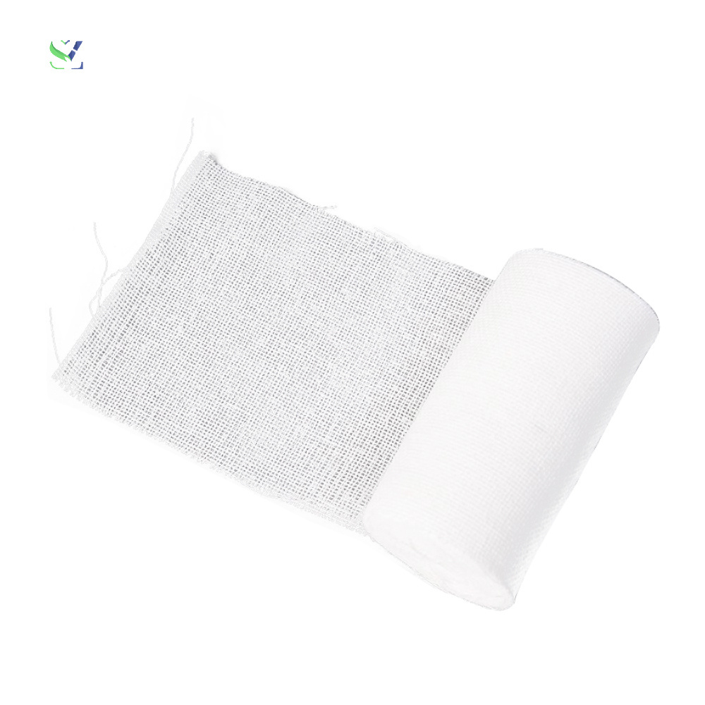 SZ hemostatic sterile gauze bandage elastic cotton gauze bandage woven sides