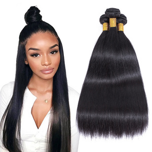 10A Straight Virgin Hair Deep Water Wave Brazilian Human Hair Bundles Body Wave Remy Extensions Curly Double Weft Hair Weaving