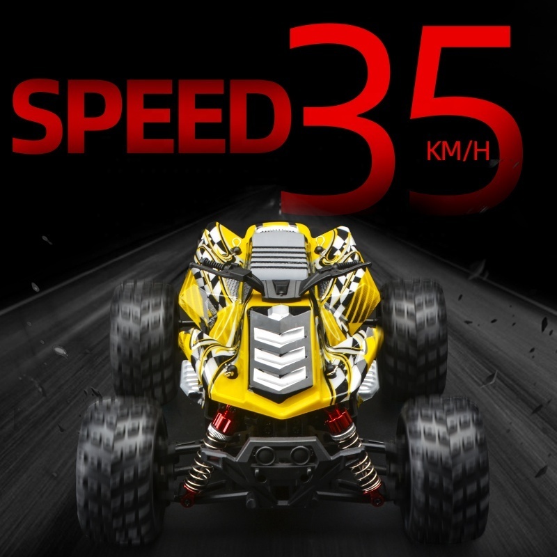 2024 New 1/16 RC Off-road Car 2.4G High Speed Toys Vehicle Model 4x4 Fast Hobby Cars Radio Remote Four Wheel Motorcycle For Kids