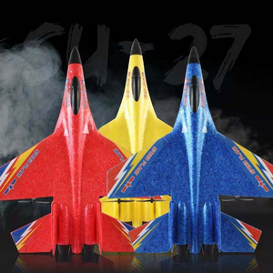 Su 27 Rc Airplane Aircraft Model Fighter Fixed-wing Glider Unbreakable Flying Toy Air Plane Anti-fall Outdoor Educational Toys