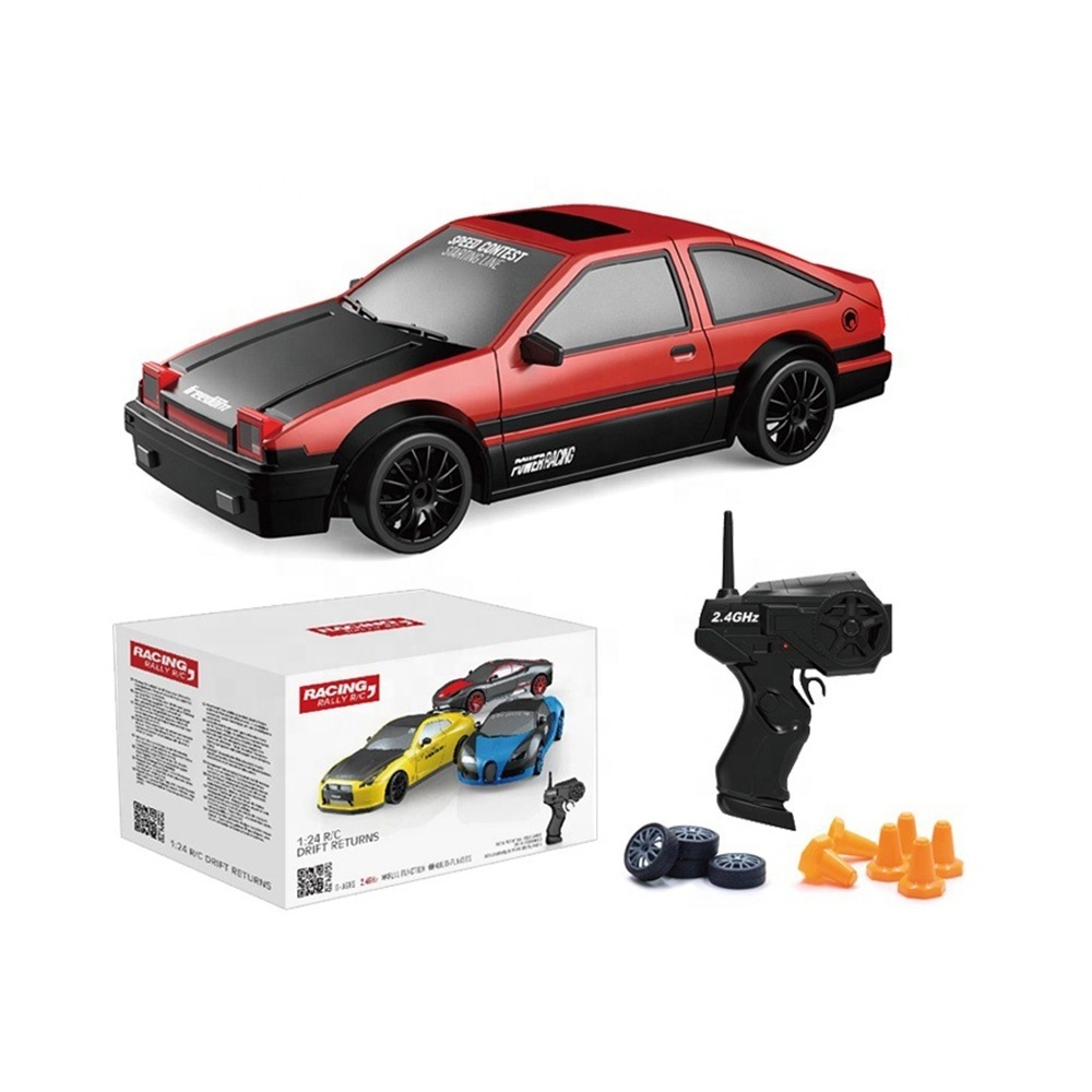 2023 New 4wd remote control RC car children's simulation toy car 1:24 Charging Racing Drift Boys' Toys car