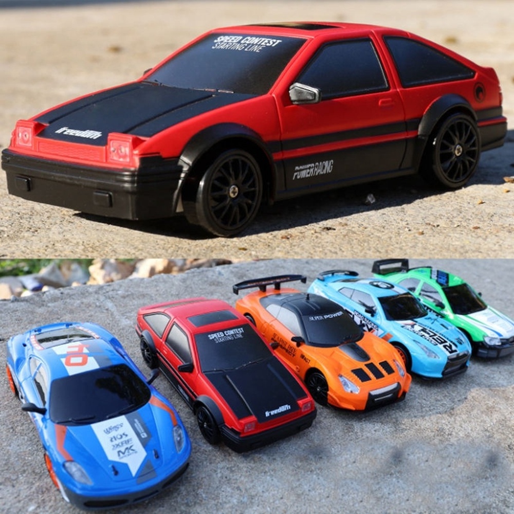 2023 New 4wd remote control RC car children's simulation toy car 1:24 Charging Racing Drift Boys' Toys car