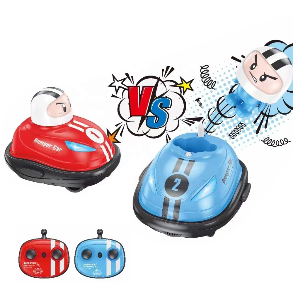 2024 Wholesale Bumper Car Mini Electronic Remote Control Ejector Vehicles Battle toys Car With Lights For Kids Games Pop up it