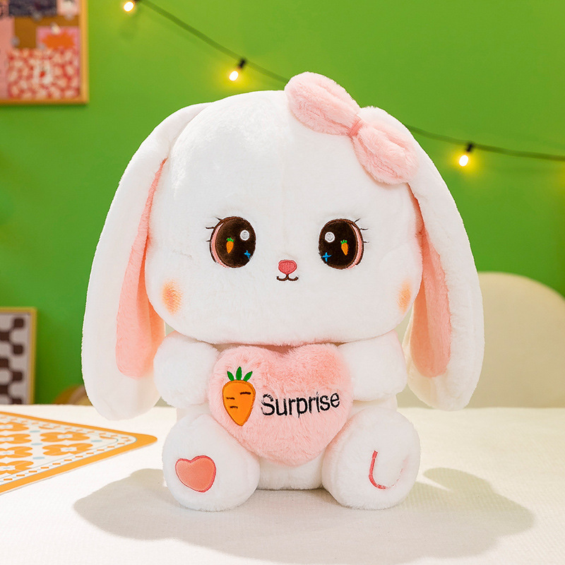 UTOYS plush Plush Toy Doll Heart hugging rabbit plush toy large hanging ear rabbit doll