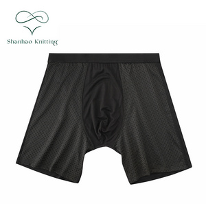 OEM factory manufacturer mens bladder leak underwear nylon eco friendly slip breathable washable fabric boy short boxer for men