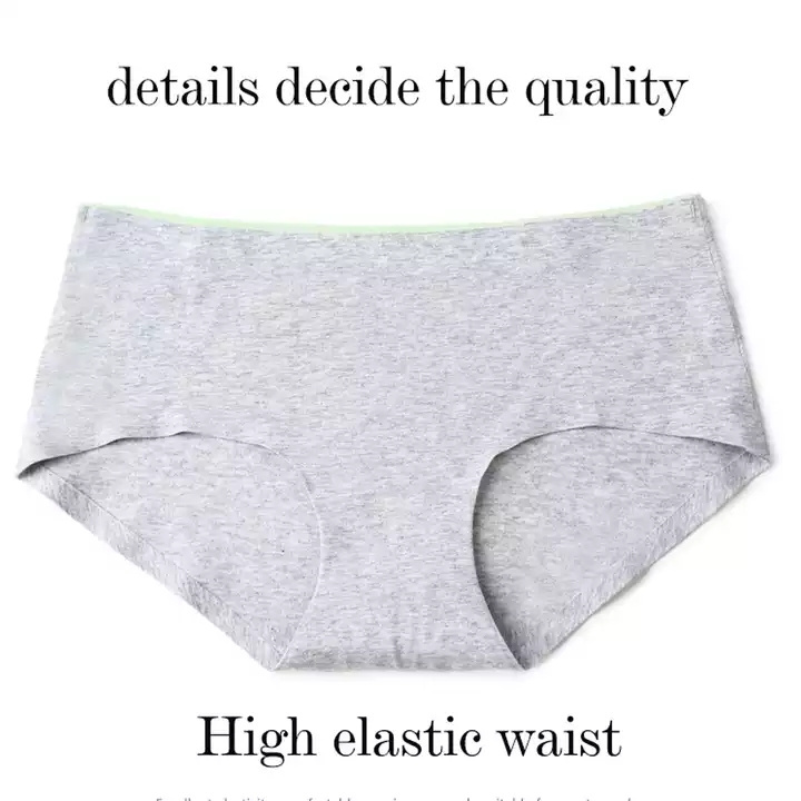 Soft Knickers Ladies Comfortable Mid Rise Seamless Panties Cotton Women's Panty Women's Underwear