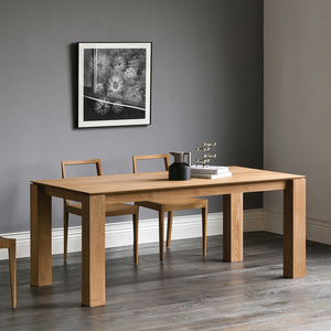 New Classic Modern Rectangular Dining Room Furniture 6 Seat Dining Table Kitchen Table 10 Seater Dining Table Solid Wood 4 Seats