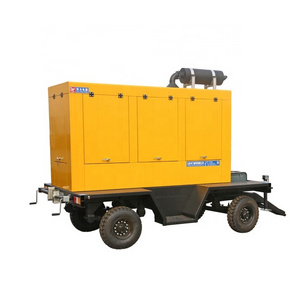 CE Certificated 125KVA 100KW Cummins Yuchai Trailer Diesel Generator Towable Mobile Power Station Mobile trailer Mounted Genset