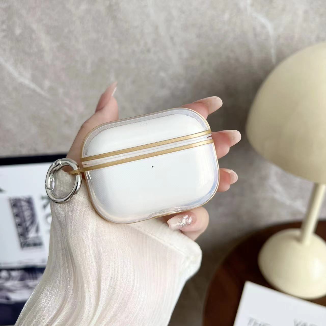 Shanhui sublimation silicone for airpods case with earphone holder