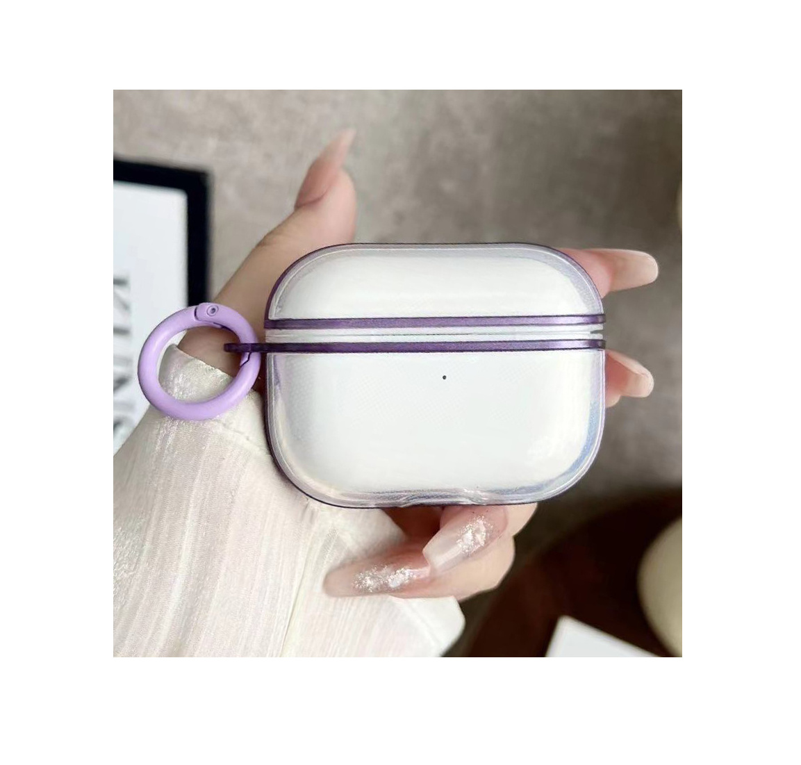 Shanhui sublimation silicone for airpods case with earphone holder