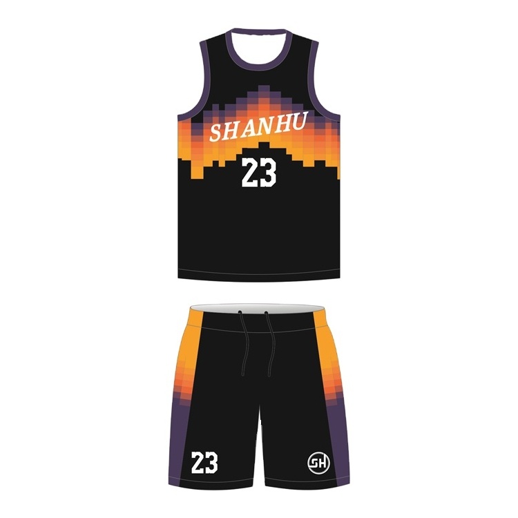 Wholesale Sportswear Custom Sublimation Basketball Uniform USA Basketball Jersey