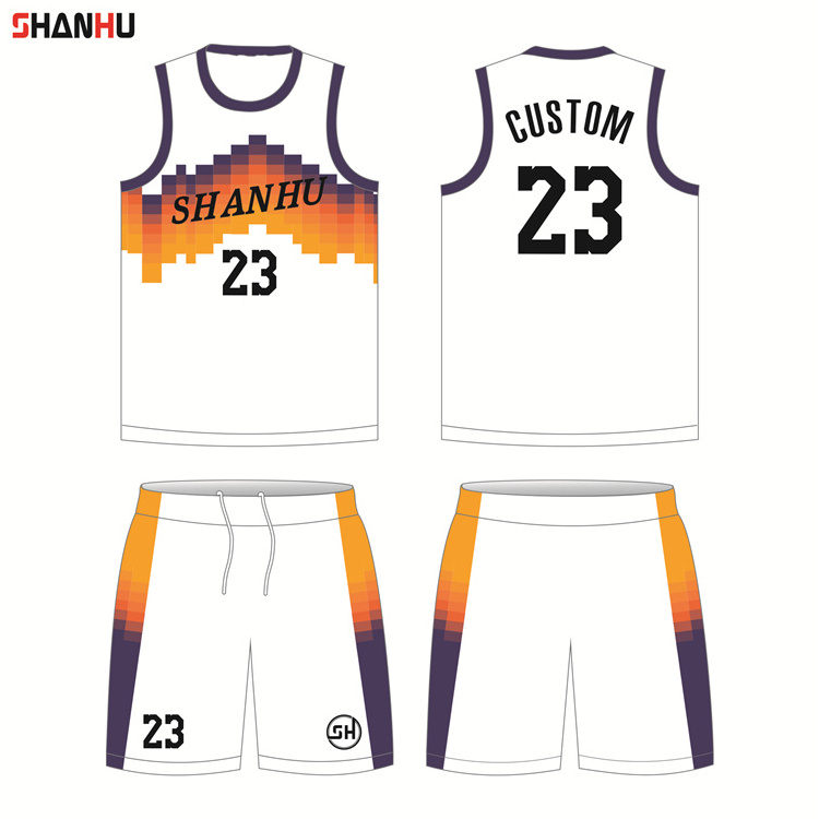 Wholesale Sportswear Custom Sublimation Basketball Uniform USA Basketball Jersey