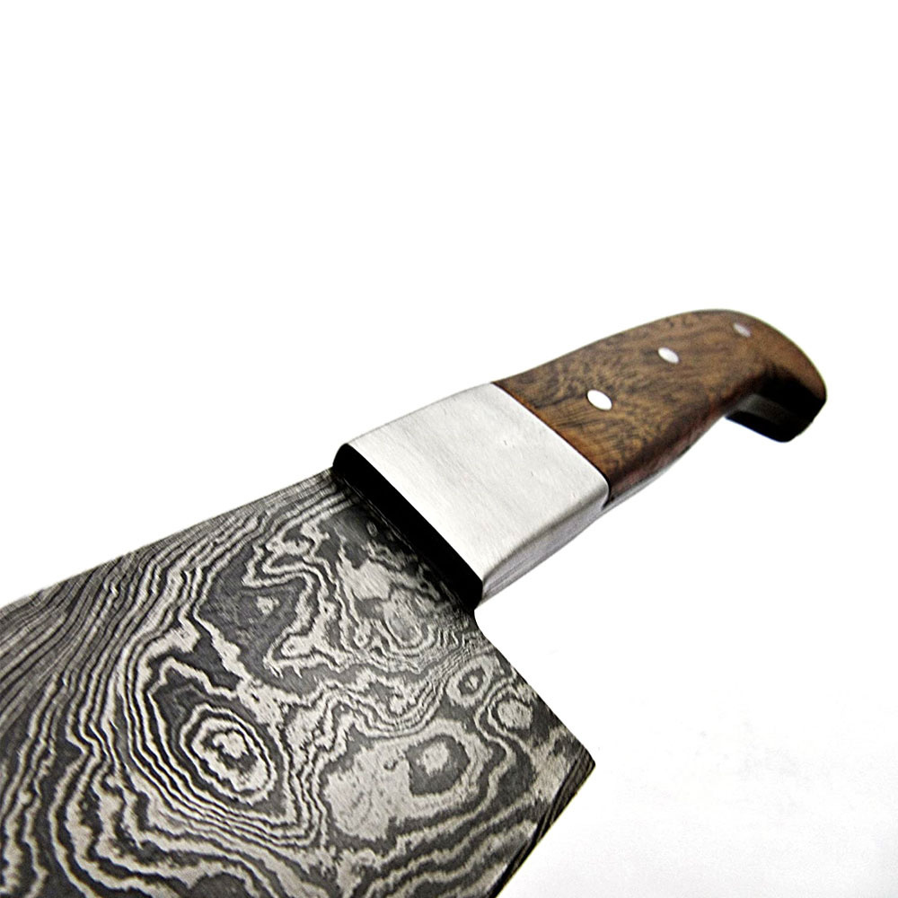 2024 Custom Made Heavy Duty Wooden Handle Damascus Steel Chef Knives Best Selling Wooden Handle Damascus Steel Chef Knives