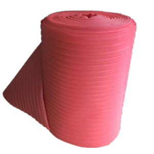 Red black anti-static epe foam roll padded shipping package material shock resistance.