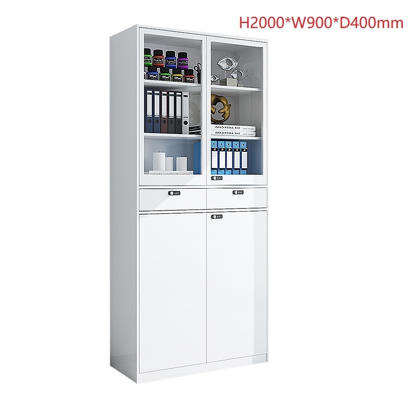 Top Fashion Password Code Keypad Number Cam Lock Smart Office White Filing Storage Cabinets