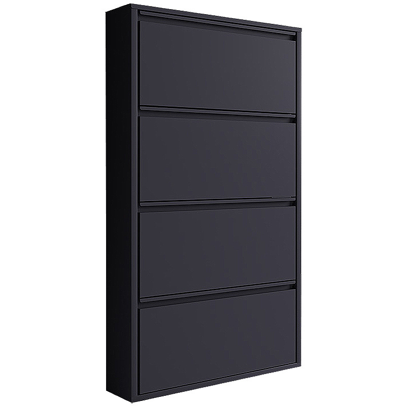 The New Listing Design Family Furniture Metal Steel Racks Wall Hidden Shoe Cabinet